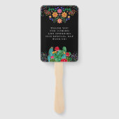 Fiesta Mexican Wedding Bedankt Handwaaier (Achterkant)