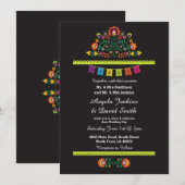 Fiesta Mexican Wedding Party Bright Invitation Kaart (Voorkant / Achterkant)