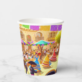 Fiesta Mexicana Papieren Bekers