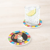 Fiesta Miniature American Shepherd Zandsteen Onderzetter (Zijkant)