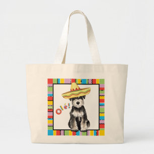 Fiesta Miniature Schnauzer Grote Tote Bag