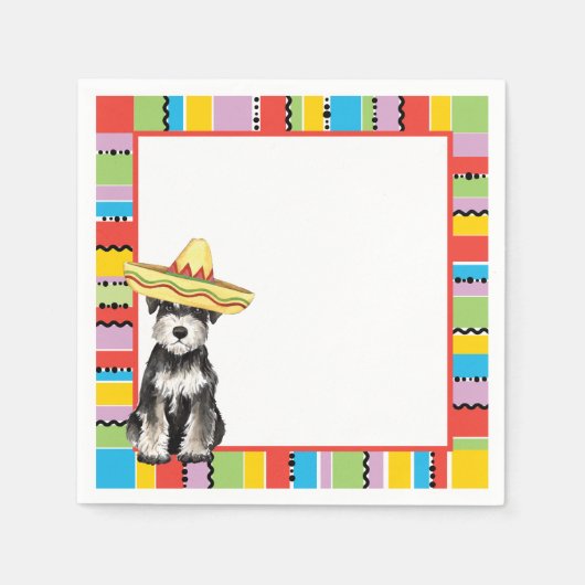 Fiesta Miniature Schnauzer Servet (Voorkant)