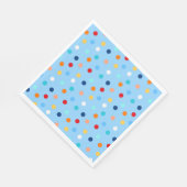 Fiesta Multicolor Polka Dot Servet (Hoek)