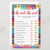 Fiesta nacho moyenne il dit qu'elle a dit carte de (Devant / Derrière)