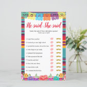 Fiesta nacho zei dat ze een spelkaart zei (Staand voorkant)