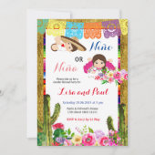 Fiesta Niño of Niña Genderonthulling Kaart (Voorkant)