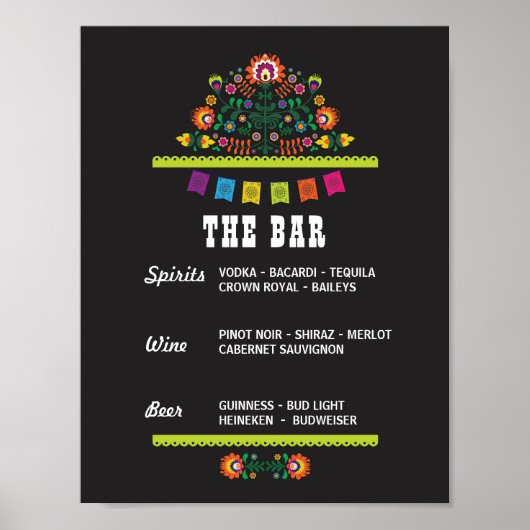 Fiesta ondertekent de balie voor de wedstrijd poster (Voorkant)