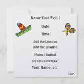 Fiesta Partido - SRF Kaart (Achterkant)