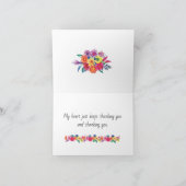 Fiesta Party Bedankt kaart (Binnen)