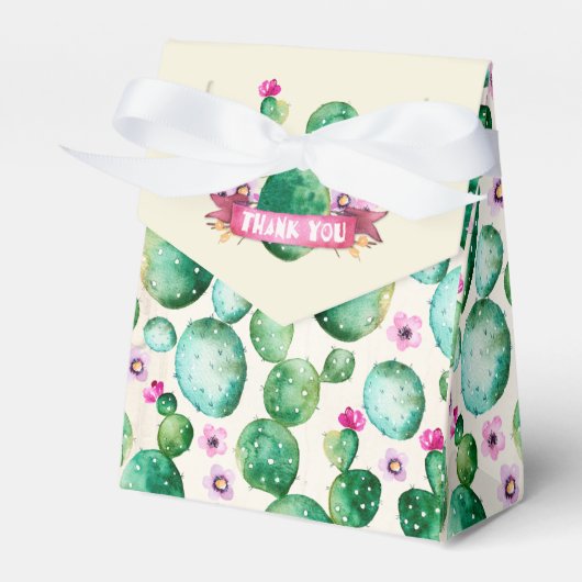 Fiesta Party Favor Box Bedankdoosjes (Voorkant Zijde)