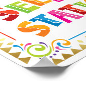 Fiesta Party Sign Print SELFIE (Hoek)