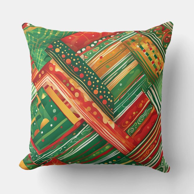 fiesta patchwork kussen (Voorkant)