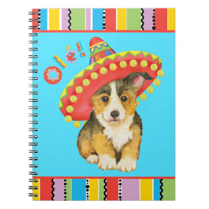 Fiesta Pembroke Welsh Corgi Notitieboek