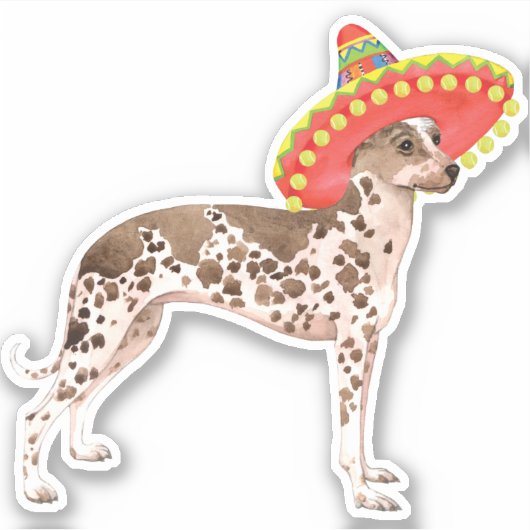 Fiesta Peruvian Inca Orchid Vinyl Sticker (Voorkant)