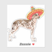 Fiesta Peruvian Inca Orchid Vinyl Sticker (Vel)