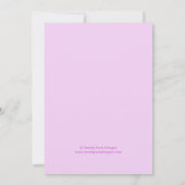 Fiesta Piñata Anniversaire Fête Invitation colorée (Dos)