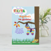 Fiesta Pinata Cinco de Mayo Invitations d'annivers (Debout devant)
