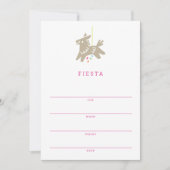 Fiesta Piñata | Inschrijving Kinder partij Kaart (Voorkant)