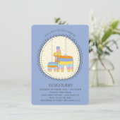 Fiesta Piñata mexicaine et Baby shower Invitation (Debout devant)