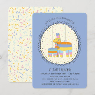 Fiesta Piñata mexicaine et Baby shower Invitation
