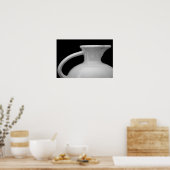  Fiesta Pitcher Art Zwart-wit Print (Keuken)