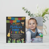 Fiesta premier anniversaire Invitation garçon (Debout devant)