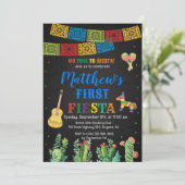 Fiesta premier anniversaire Invitation garçon (Debout devant)