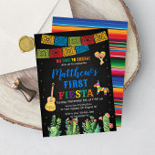 Fiesta premier anniversaire Invitation garçon