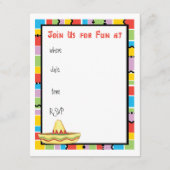 Fiesta Pug Kaart (Achterkant)