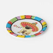 Fiesta Pug Papieren Bordje (Gekanteld)