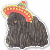Fiesta Puli Vinyl Sticker (Voorkant)