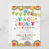 Fiesta Quinceanera Invitation Taco Bout Une Fête (Devant)