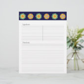 Fiesta Recipe Letterhead (Staand voorkant)