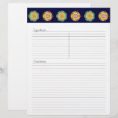 Fiesta Recipe Letterhead (Voorkant / Achterkant)