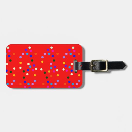 Fiesta Red Bagagelabel (Voorkant horizontaal)