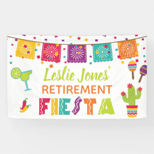 Fiesta Retirement Banner - witte achtergrond #3