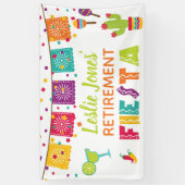 Fiesta Retirement Banner - Witte achtergrond #3 (Verticaal)