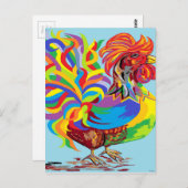 Fiesta Rooster Briefkaart (Voorkant / Achterkant)