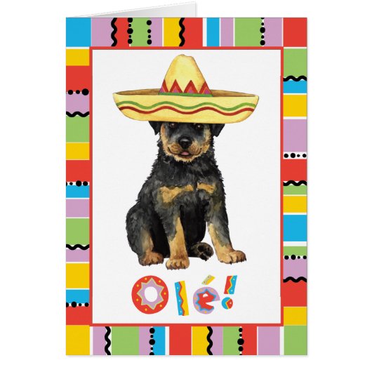 Fiesta Rottweiler Kaart (Voorkant)
