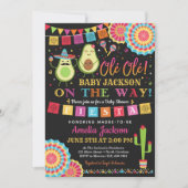Fiesta Saint Baby shower de Guacamole Invitation m (Devant)