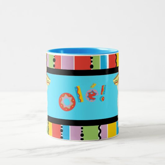 Fiesta Samoyed Two-Tone Coffee Mok (Center)