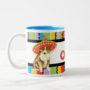 Fiesta Sheltie Tweekleurige Koffiemok