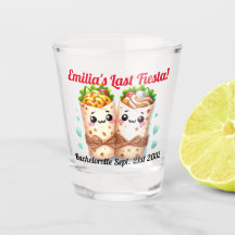 Fiesta Shot Glas Burritos Bachelorette Aangepast