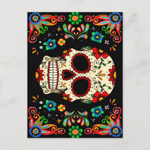 Fiesta Skull Briefkaart