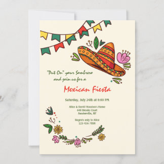 Fiesta Sombrero Kaart
