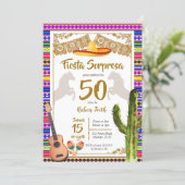 Fiesta Sorpresa Mexicaine Charro Invitation Annive (Debout devant)