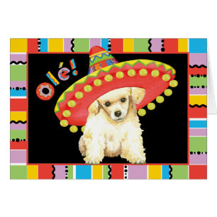 Fiesta Speelgoed Poodle Wenskaart