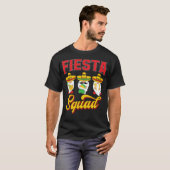 Fiesta Squad Cinco De Mayo Grappig Mexicaans T-shirt (Voorkant volledig)