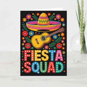 Fiesta Squad Cinco De Mayo Laten We Een Feestje Vi Kaart