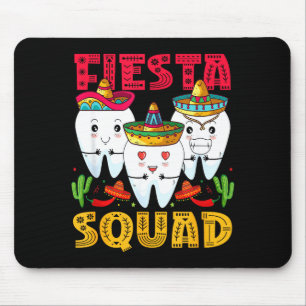 Fiesta Squad Cinco De Mayo Tandarts Mexicaans Fees Muismat